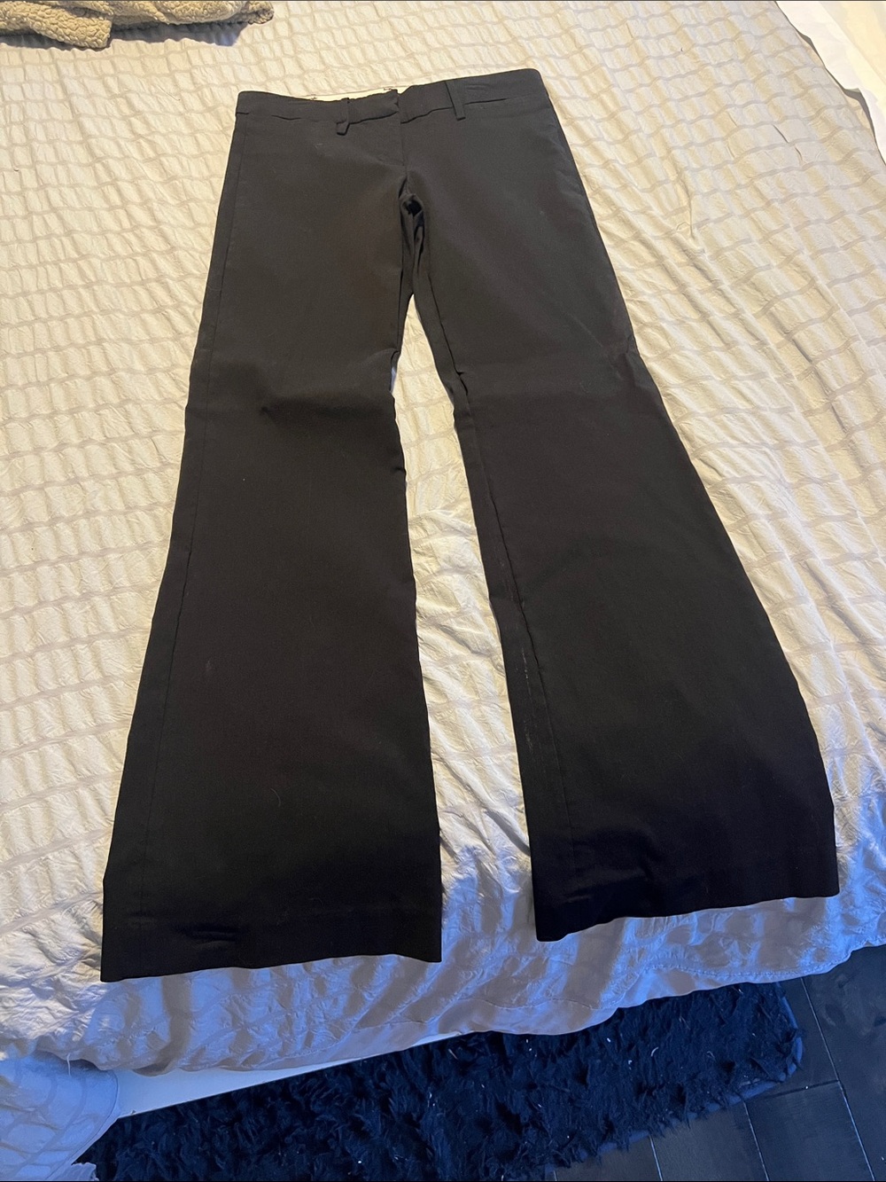 Black Women's Flared Trousers